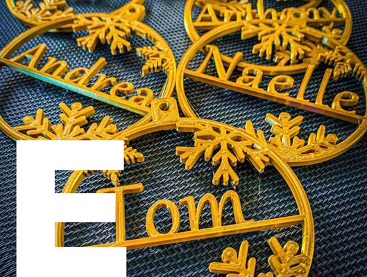 mektup e noel süs mega paketlemek by zahir3d dekor bayram i̇sim sapin dekorasyon 3d print model - Mito3D
