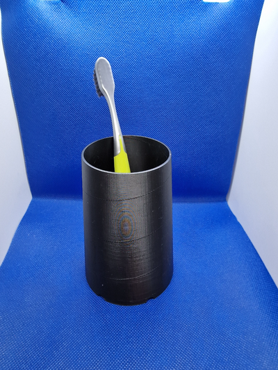 toothbrush holder drainage holes at by terterro tooth toothbrushholder drain 3d print model - Mito3D
