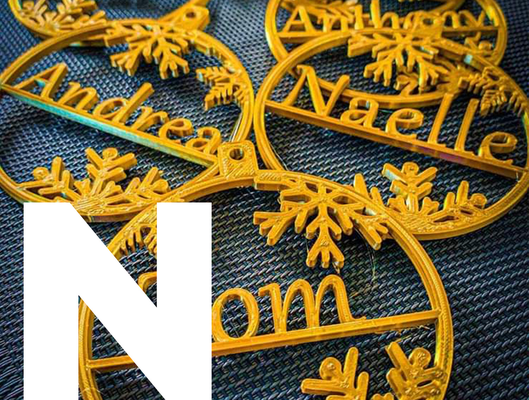 mektup n noel süs mega paketlemek by zahir3d bayram dekor sapin i̇sim dekorasyon 3d print model - Mito3D