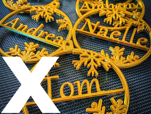 mektup x noel süs mega paketlemek by zahir3d bayram i̇sim sapin dekorasyon dekor 3d print model - Mito3D