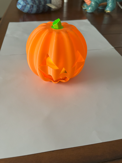 halloween tea light pumpkin by alan conner 3d print model - Mito3D