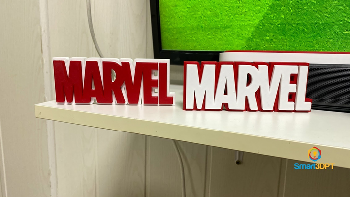 marvel logo by smart3d gabriel gomes coin tv movies movie spiderman 3d print model - Mito3D