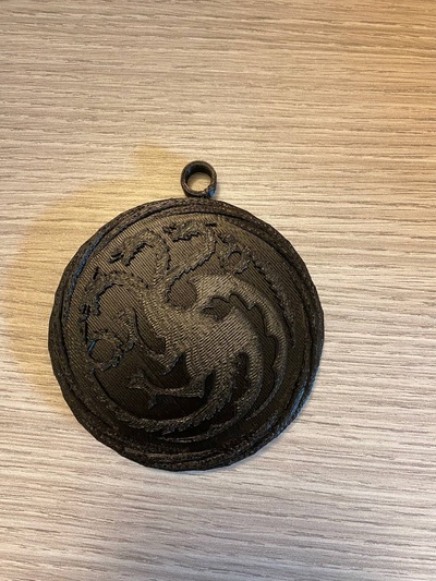 house of dragon medallion by pficile houseofthedragon 3d print model - Mito3D