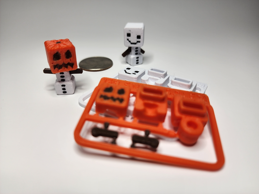 minecraft inspired schnee golem kit karte schlüsselbund by chiz mini schlüsselring ornament zahlen 3d print model - Mito3D