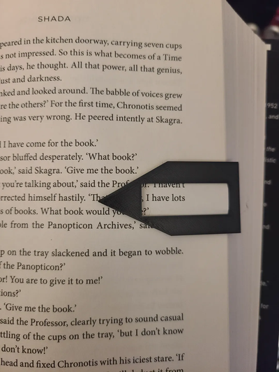 last bookmark by xayoz77 book mark gift quick easy fast 3d print model - Mito3D