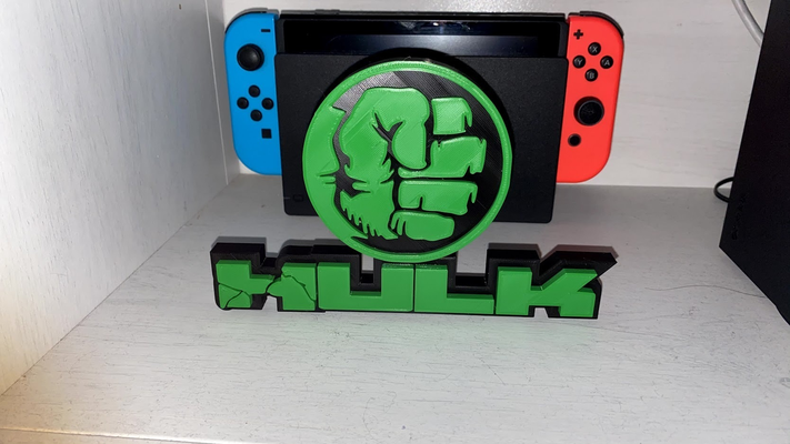 hulk zeichen logo by smart3d gabriel gomes wunder 3d print model - Mito3D