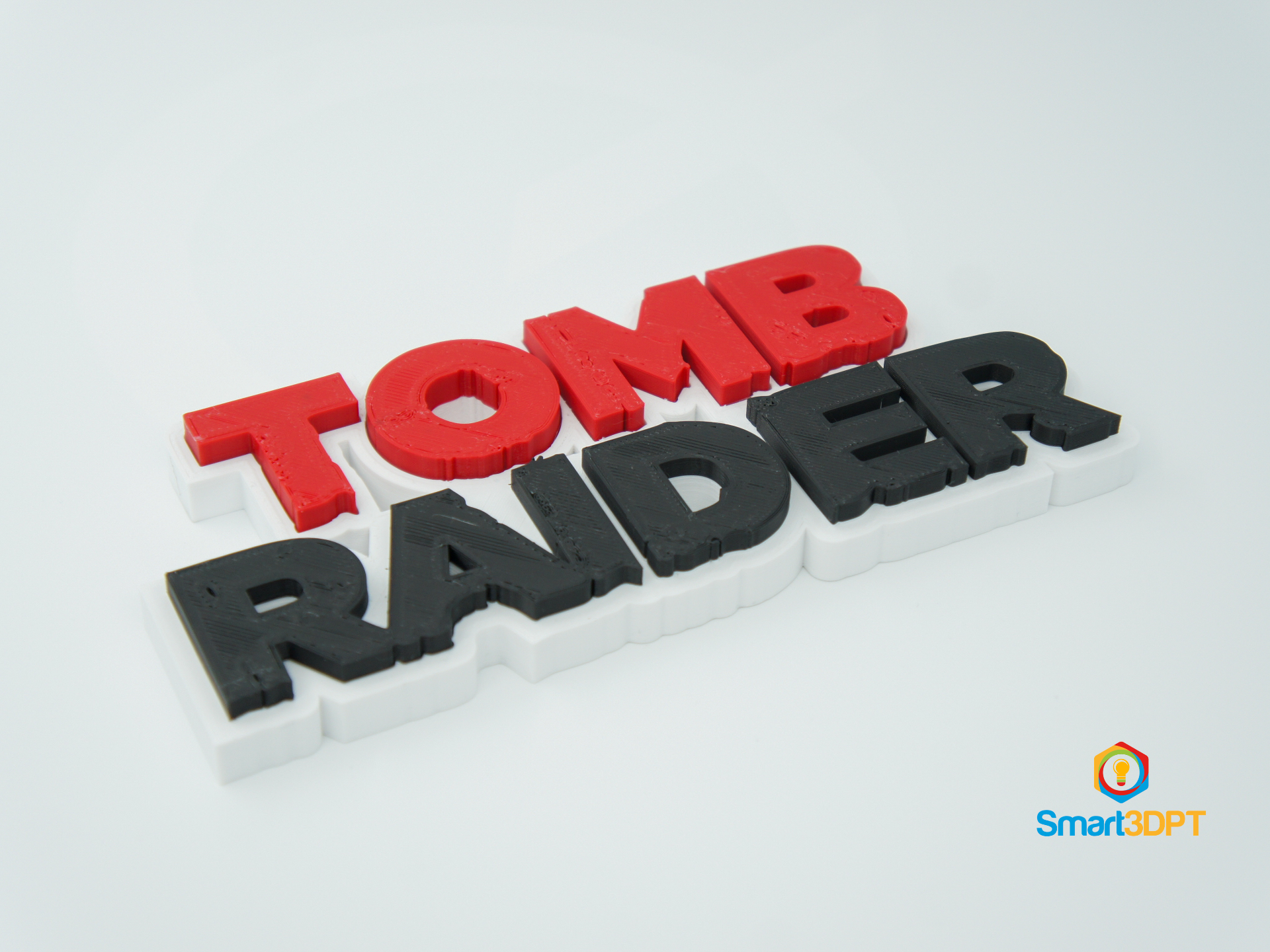 grab raider logo zeichen by smart3d gabriel gomes grabräuber lara croft gaming spieler 3D print model - Mito3D