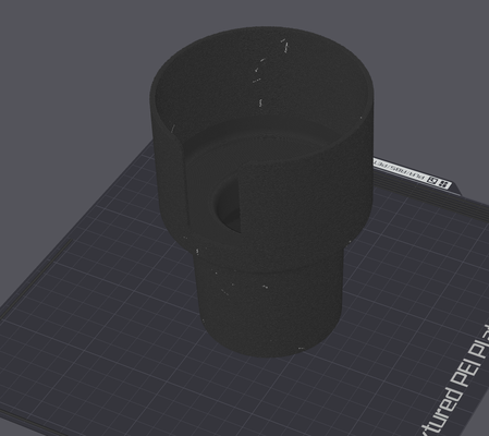 yeti başıboş fincan kulp destek adaptör kesmek dışarı by igmiller 3d print model - Mito3D