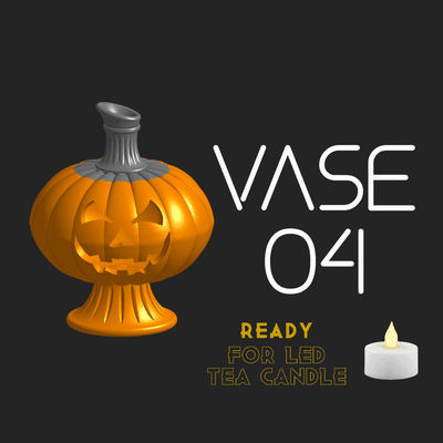 vase 04 - jack-o by radekpodsednik lanter jack o lantern latern helloween 3d print model - Mito3D