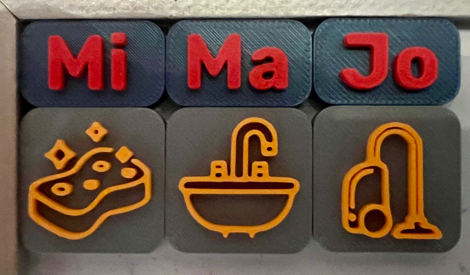 magnetisch pads by jochen magnet etikett organisator haus 3d print model - Mito3D