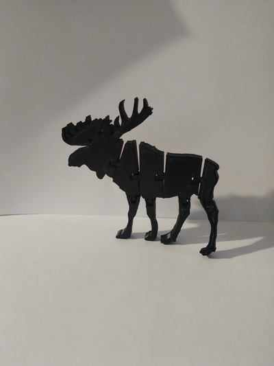 articulated moose by adamseslar1 3d print model - Mito3D