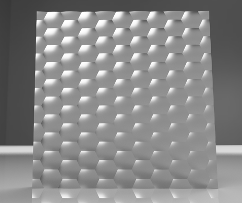 3d wall convex bee 20x20 by maxaruta art attachment pannello cover 3d print model - Mito3D