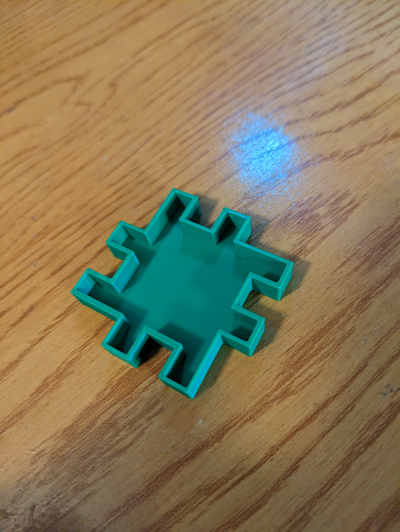 gofre bloquear rompecabezas trozo niños juguete reemplazo by plantas acuáticas ptt 3d print model - Mito3D