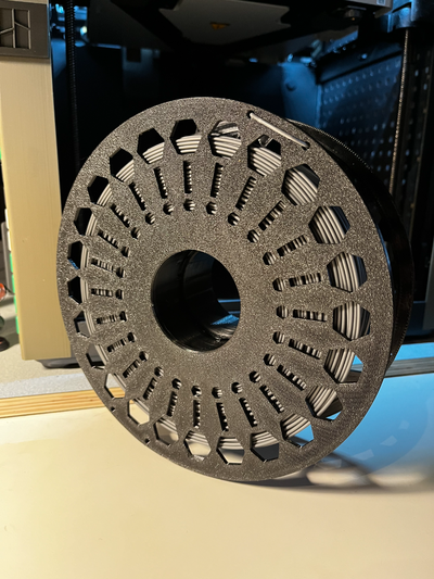 bambu riutilizzabile bobina remixare remixato by dedan83 filamento esagono 3d print model - Mito3D