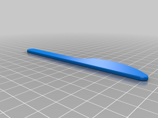 cuchillo beb juguete - baby knife toy by puntodecontrol 3d print model - Mito3D