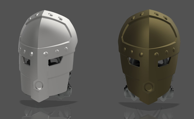sid m43 f personalizadas lego bionículo máscaras by carvalho rei cavaleiros reino kanohi 3d print model - Mito3D