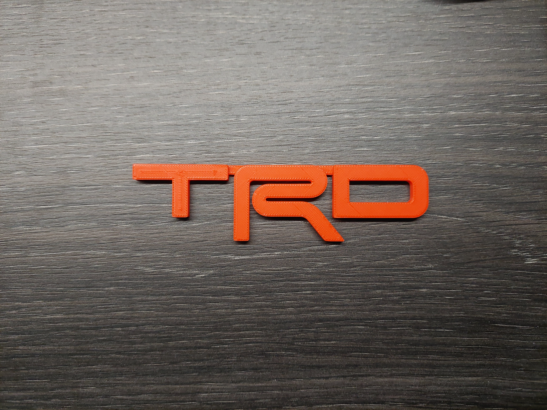 trd logo + porte clés by mikethewagon toyota 3D print model - Mito3D