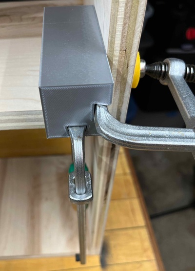 matchfit dovetail angle clamping bar by preachers projects woodworking clamp thingiverse 3d print model - Mito3D