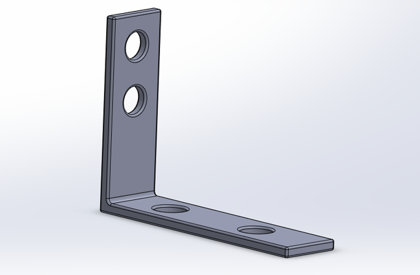l shape suporte by jessejames 3d print model - Mito3D