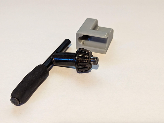 bohren futter schlüssel halter unterstützung by ken mühlen bohrmaschine chuckkey 3d print model - Mito3D