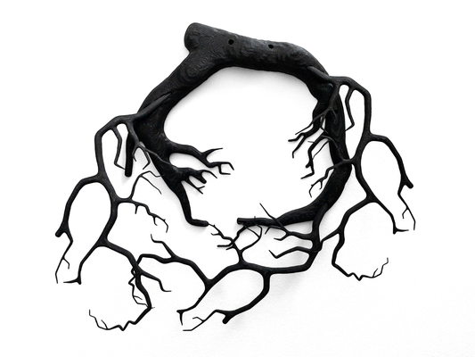 bruxas guirlanda by shane batty decoração suporte 3d print model - Mito3D