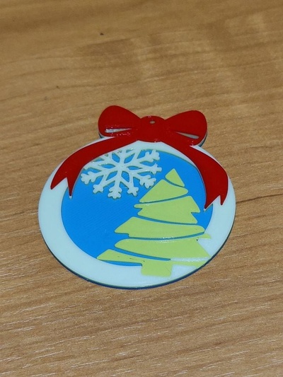 natal árvore bugiganga bola camadas decoração by marcha christmasbauble decorações enfeite 3d print model - Mito3D
