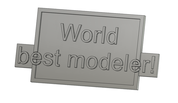 monde modeleur blague by marche 2dwallart art mural 3d print model - Mito3D