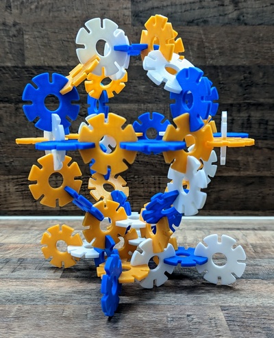 fiore fiocco neve edificio bloccare by vazzizzato bambino costruzioni giocattoli costruzione lastmeters 3d print model - Mito3D