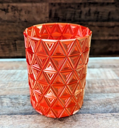 vaso 4 triangolo modalità by vazzizzato decorazione arredamento arte geometrico casa moderno vasemode spirale spiralvasemode 3d print model - Mito3D