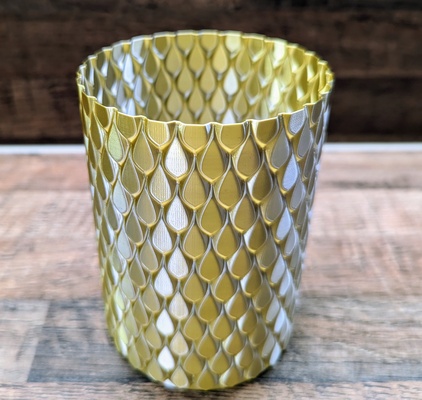 vaso 17 scalemail by vazzizzato decorazione arredamento design arte geometrico casa vasemode spiralvasemode 3d print model - Mito3D