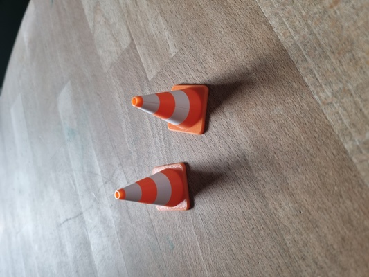 tráfego cone escala 1 16 bruder empilhável by 1zu16 irmão brinquedos 3d print model - Mito3D