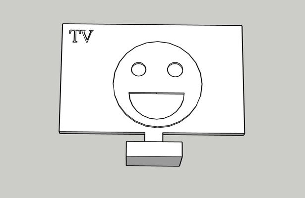 tv ryan by jmtoye smiley 3d print model - Mito3D