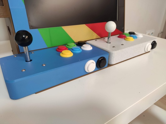 videogames bastão by sevro controle video game controlador arcade 3d print model - Mito3D