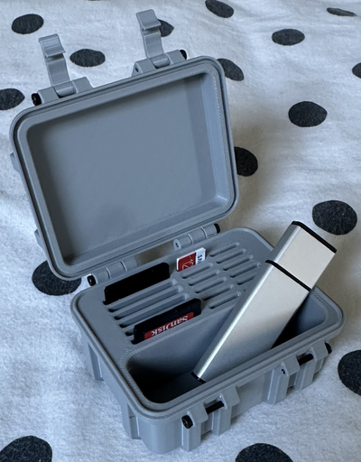 almacenamiento caja remezclado by jp creaciones usb sd tarjeta micro soporte caso funda 3d print model - Mito3D
