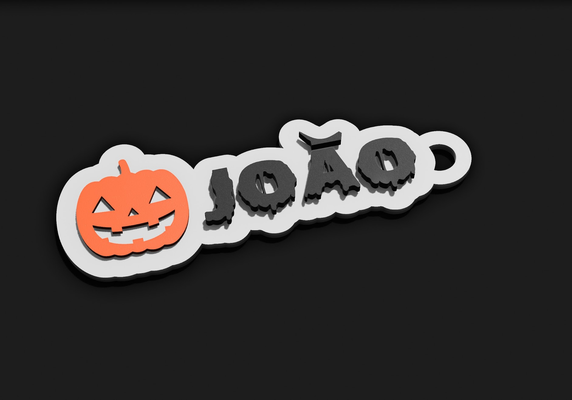 jo bruxas chaveiro by smart3d gabriel gomes joao joo 2023 placa logotipo 3d print model - Mito3D