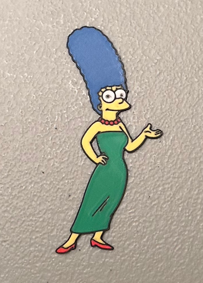 multicolore marge simpson magnete by oh 3d print model - Mito3D