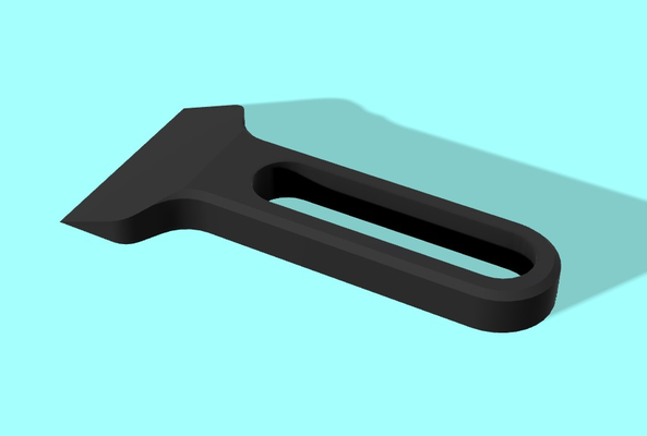 yatak kazıyıcı by luke3veritt baskılı yazdır spatula temizleyici 3d print model - Mito3D