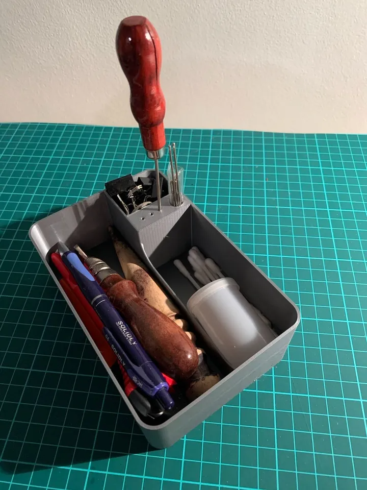 leatherworking organizer by nikolayclutchkin leathercraft 3D print model - Mito3D