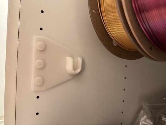pax kabinett filament halter unterstützung kleiderschrank stange neu gemischt by bär ikea spulenhalter filamentspulenhalter kleiderbügel ikeapax 3d print model - Mito3D