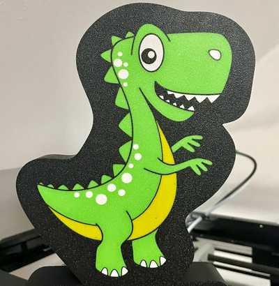 dino led lampe by 3d box dinosaurier kinder licht spaß einfach multi farbe 3d print model - Mito3D
