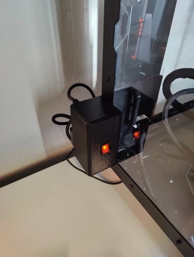 original prusa enclosure - main power switch by michaelq prusaenclosure powerswitch originalprusaenclosure 3d print model - Mito3D