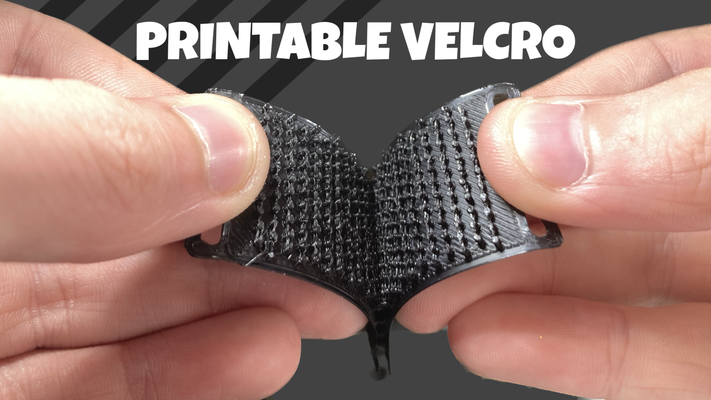 printable velcro remixed by mm printing 3d print model - Mito3D