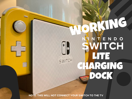 nintendo switch lite charging dock by mm printing 3d print model - Mito3D