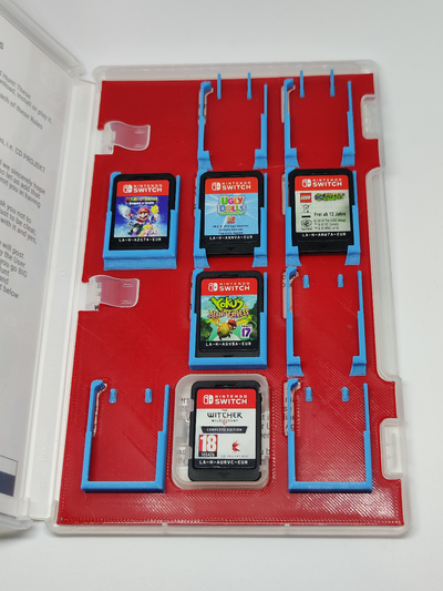 nintendo interruttore gioco scatola inserire extra cartucce by in marcia 3d print model - Mito3D