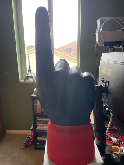 scan of riese 1 finger by abonnieren 3d print model - Mito3D