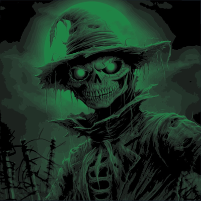 brilhando esqueleto homem by madness3d jornada forja chapéus matizado bruxas 2023 arte decoração brilho in sombrio 3d print model - Mito3D