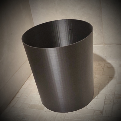 papelera simple by eskice miniatura cesta residuos basura lata baño sencillo 3d print model - Mito3D