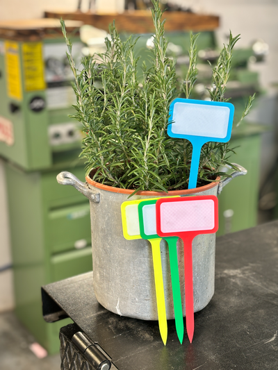 plant tag label etikett by exotech lable oragnization gardena hoppy garden 3d print model - Mito3D