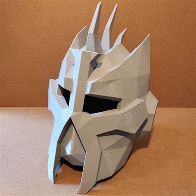 runenlandschaft jäger helm tragbar neu gemischt by nathan maske jägerin cosplay halloween 3d print model - Mito3D