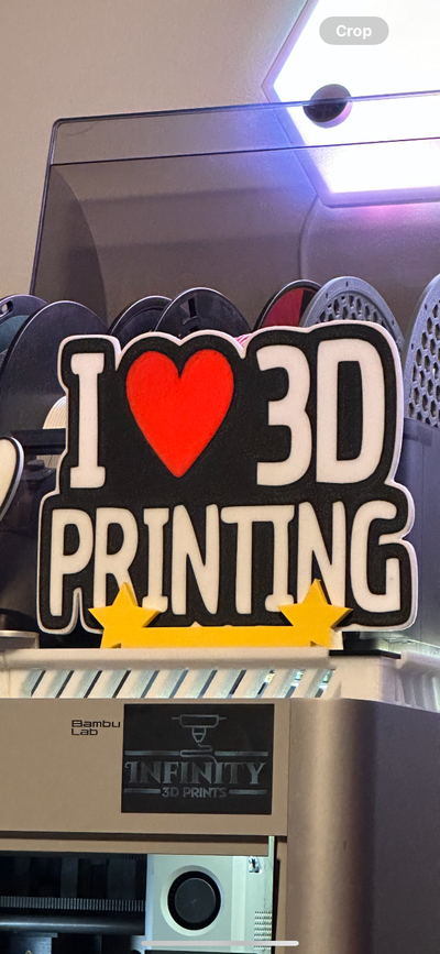 i amar 3d impressão estrela suporte by infinidade estampas placa coração escritório casa decoração 3d print model - Mito3D